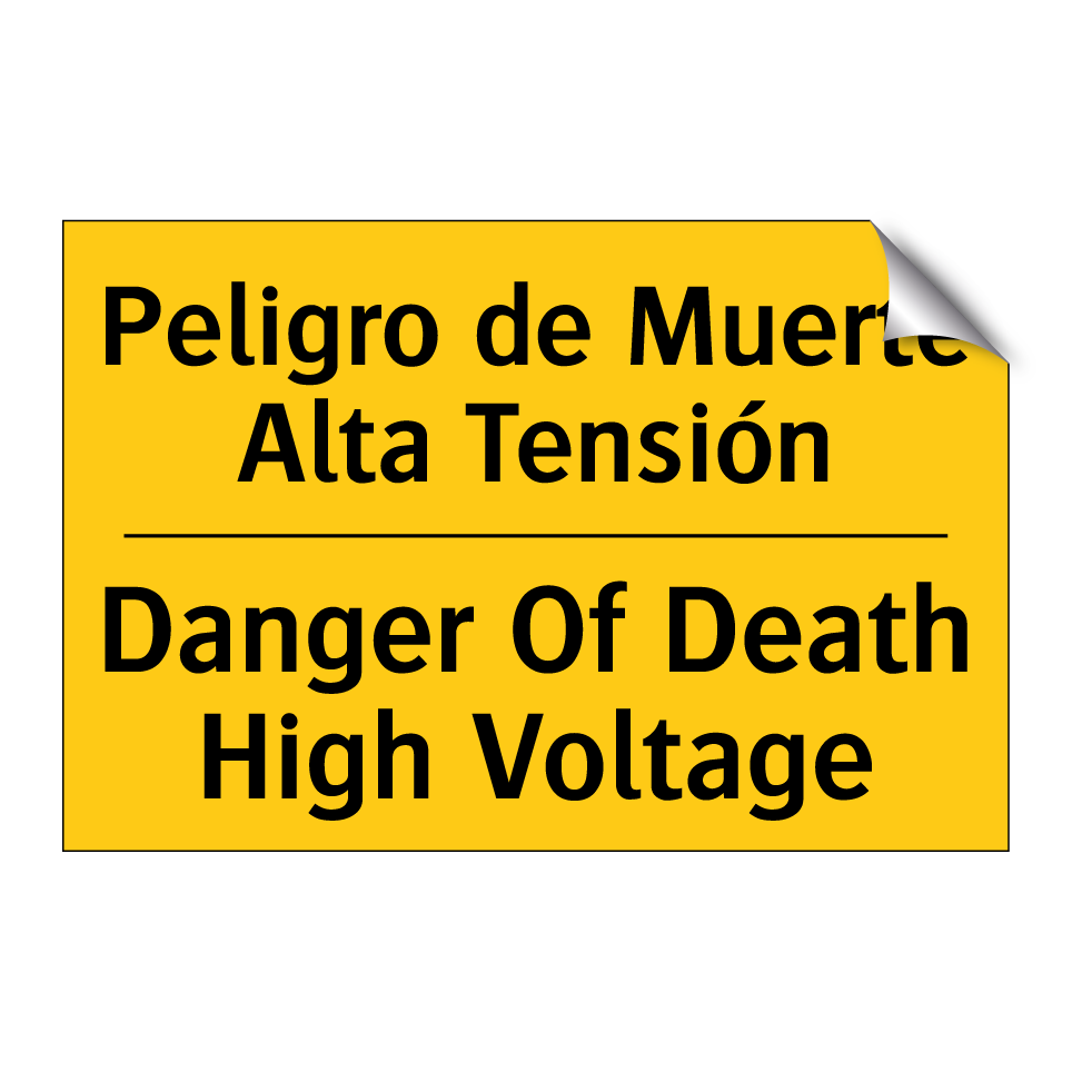 Peligro de Muerte Alta Tensión - Danger Of Death High Voltage