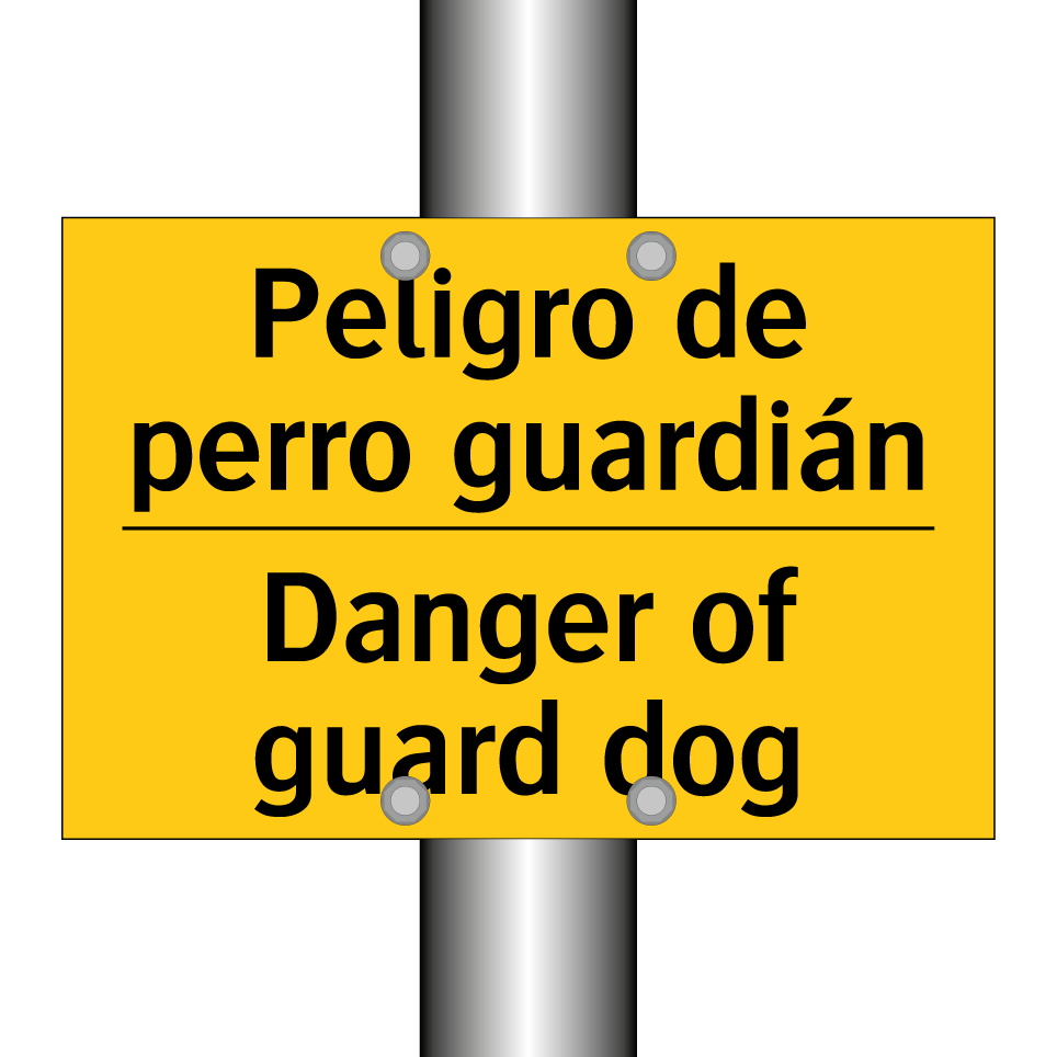 Peligro de perro guardián - Danger of guard dog