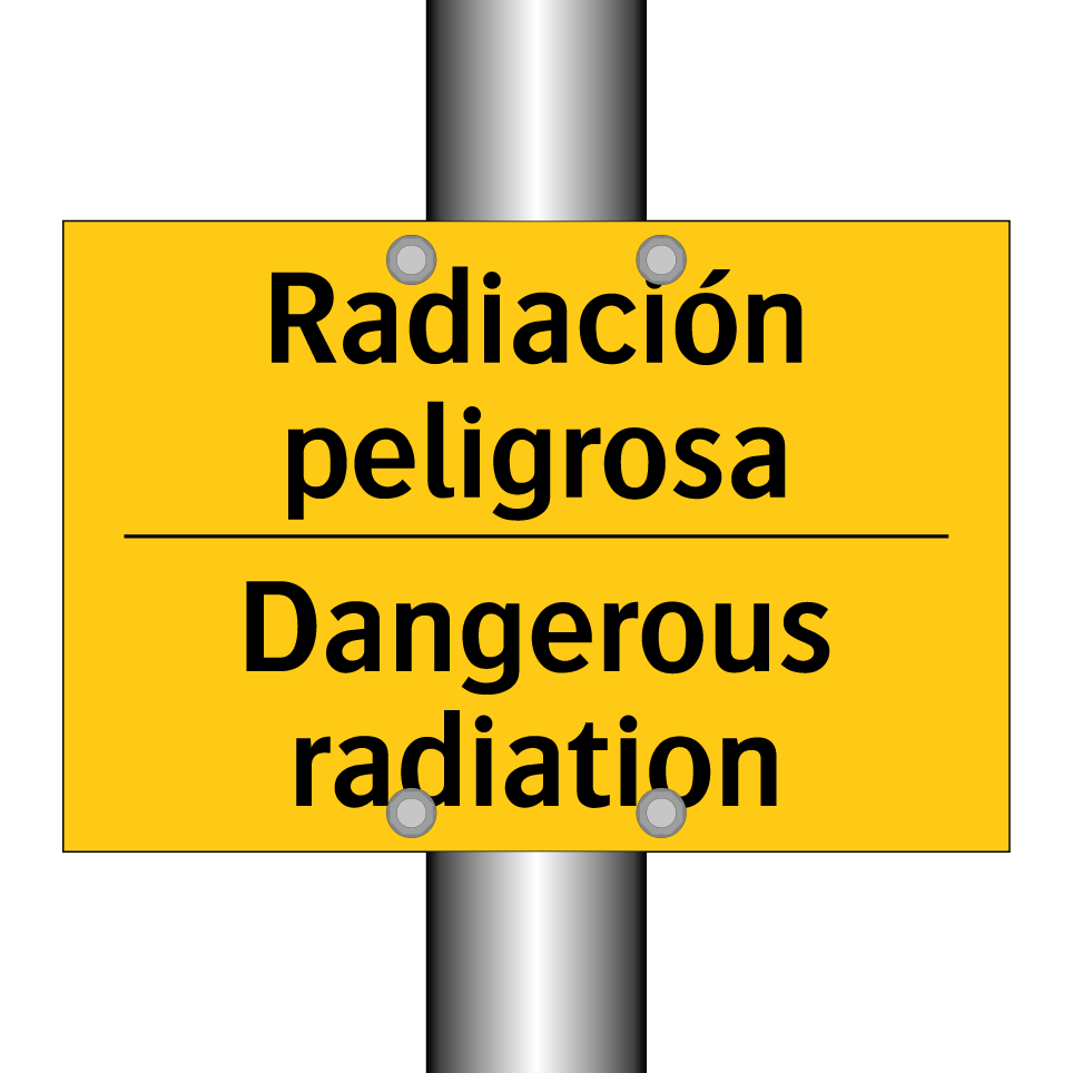 Radiación peligrosa - Dangerous radiation