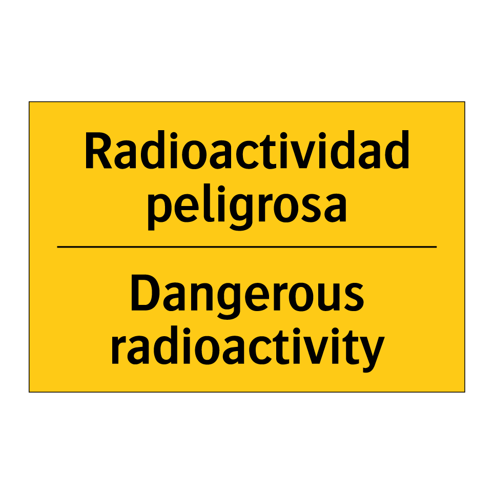 Radioactividad peligrosa - Dangerous radioactivity