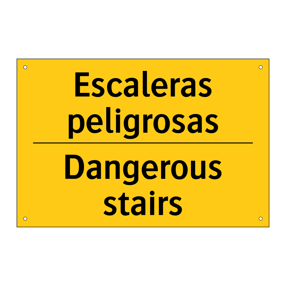 Escaleras peligrosas - Dangerous stairs