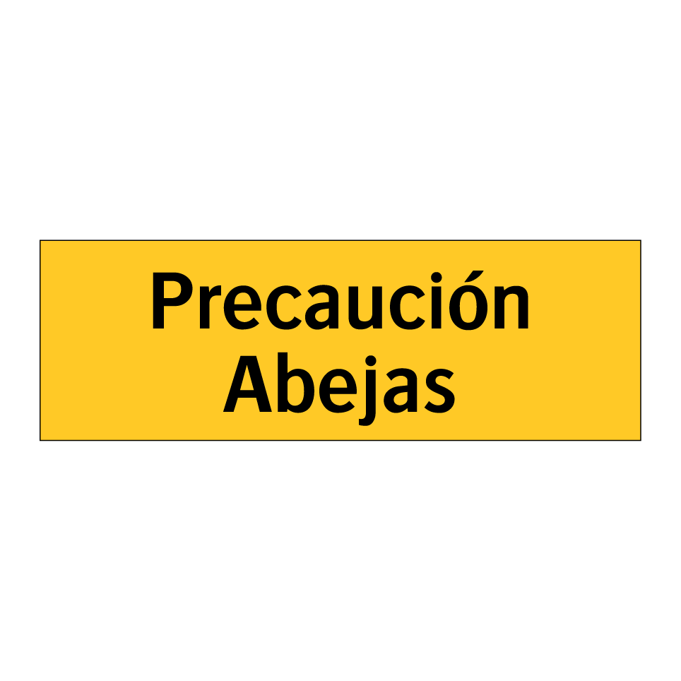 Precaución Abejas