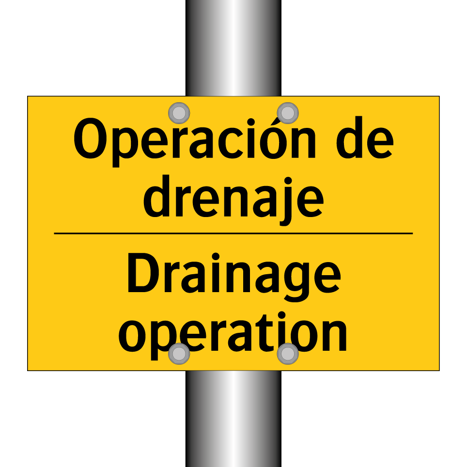Operación de drenaje - Drainage operation