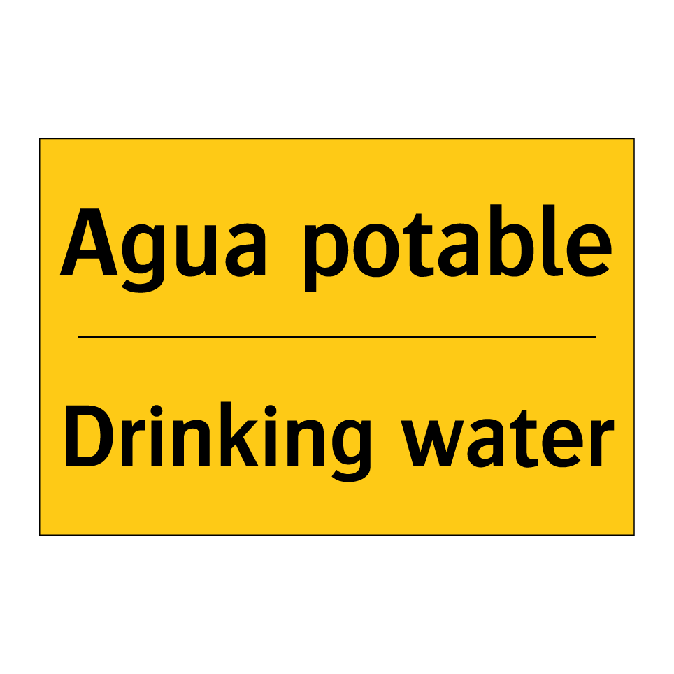 Agua potable - Drinking water