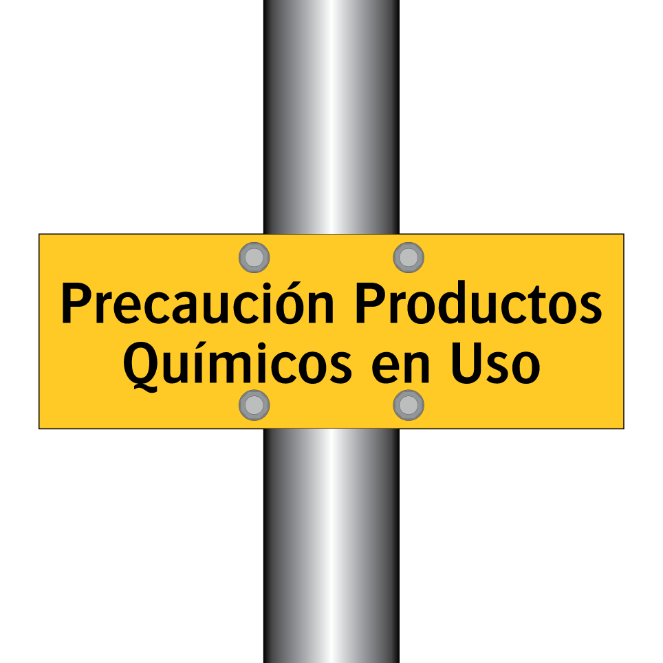 Precaución Productos Químicos en Uso