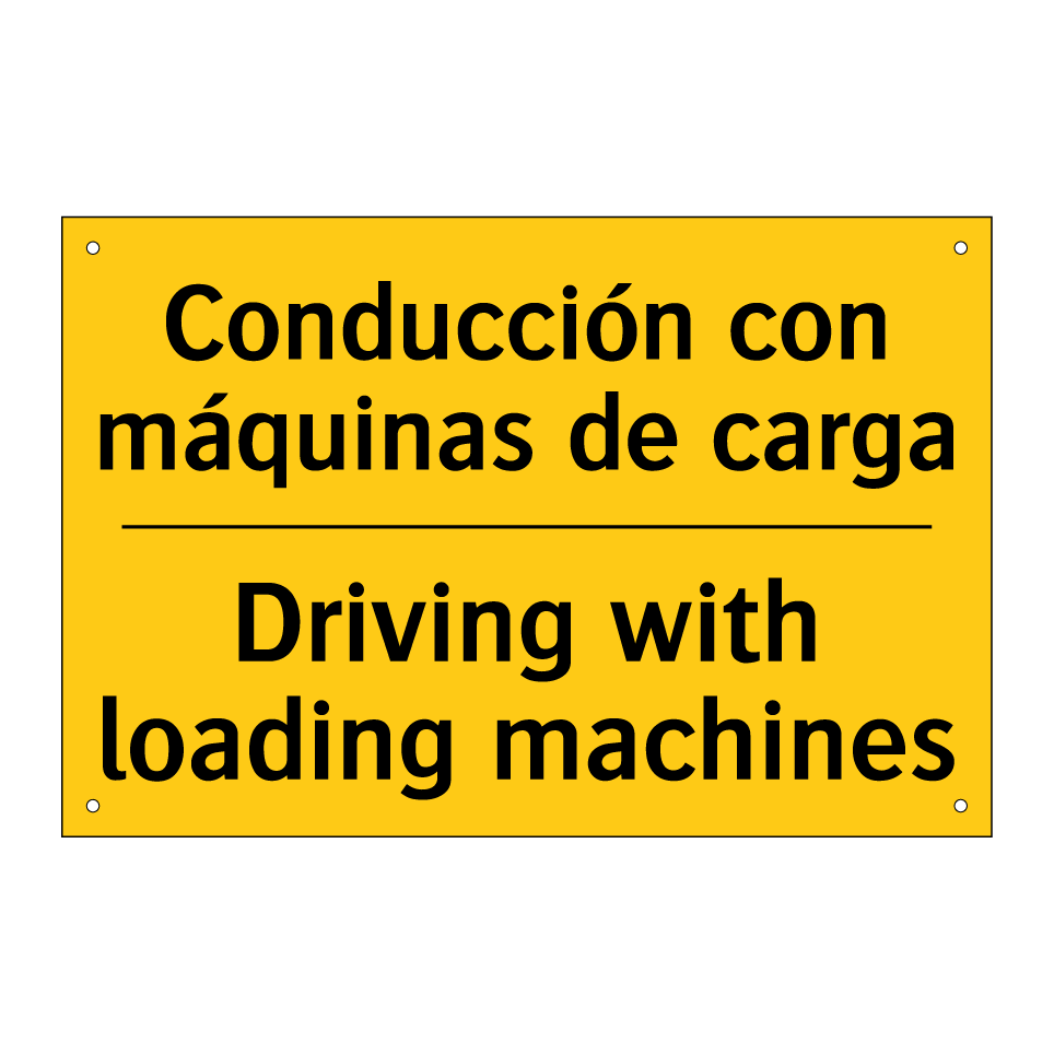 Conducción con máquinas de carga - Driving with loading machines