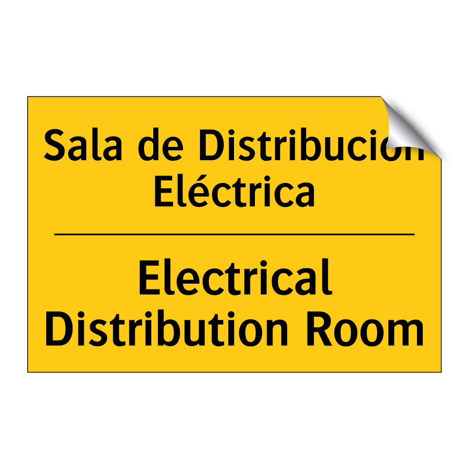 Sala de Distribución Eléctrica - Electrical Distribution Room