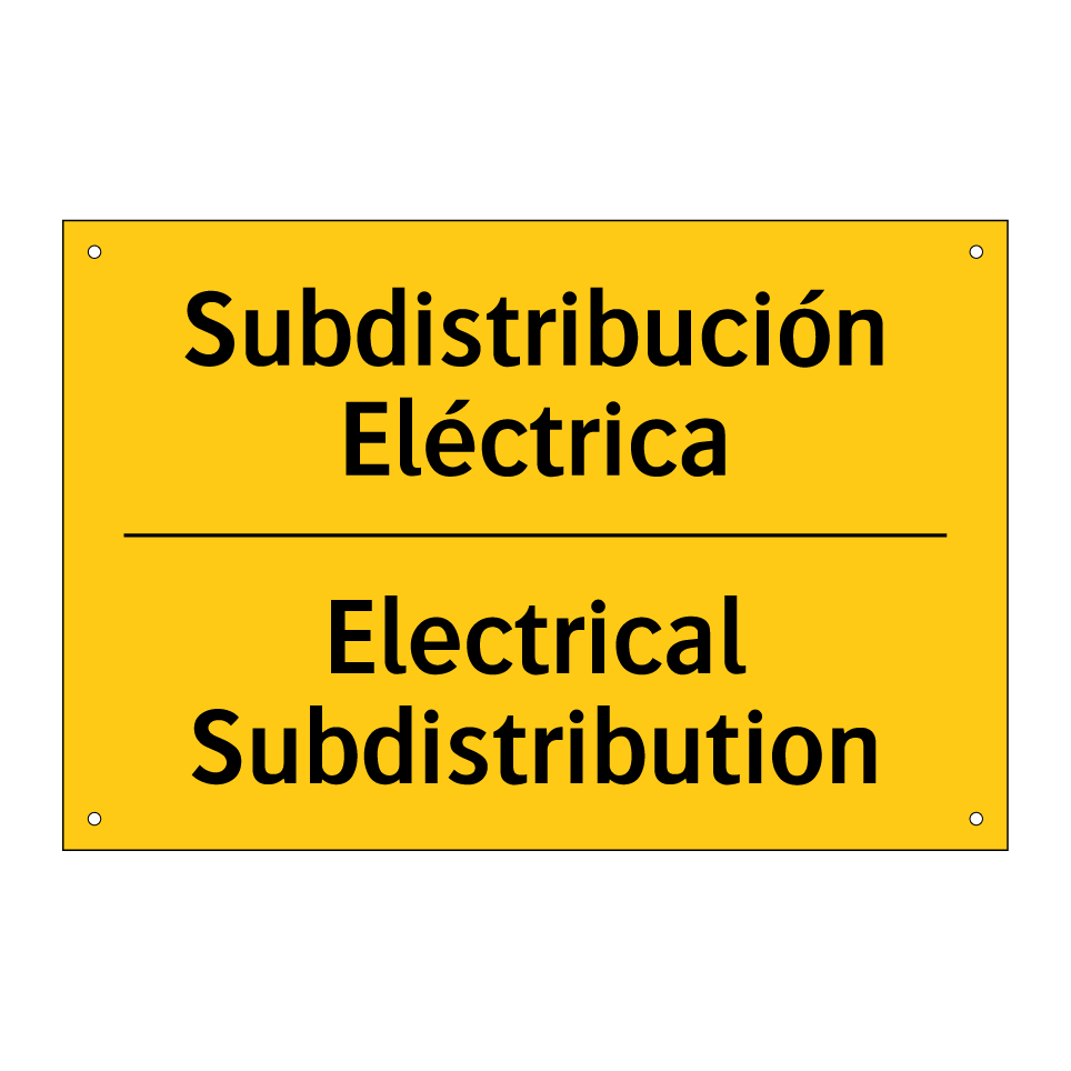 Subdistribución Eléctrica - Electrical Subdistribution