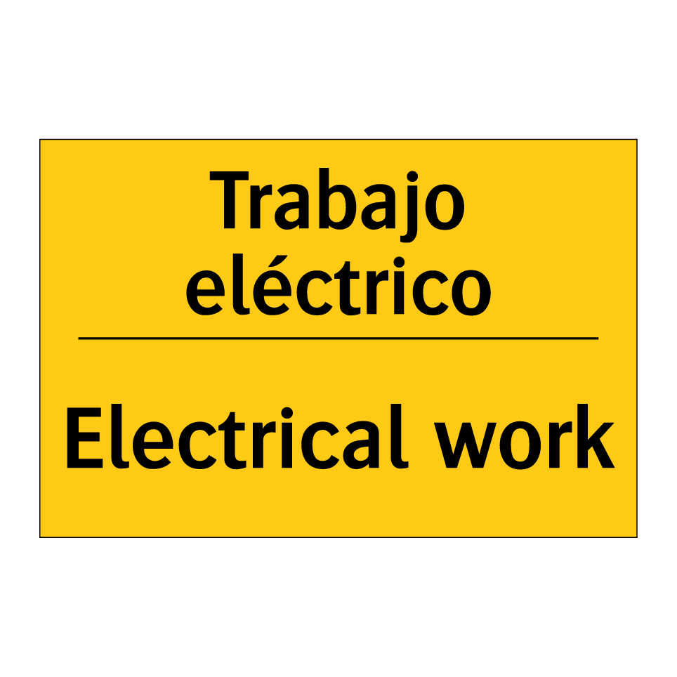 Trabajo eléctrico - Electrical work