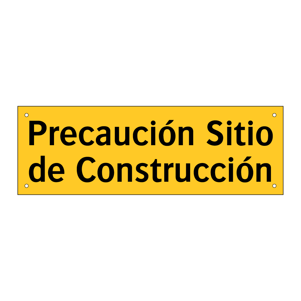 Precaución Sitio de Construcción