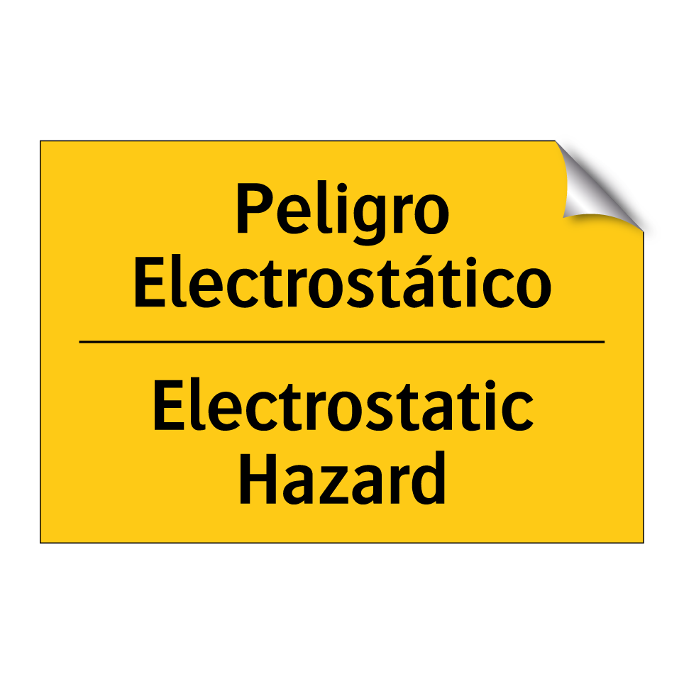 Peligro Electrostático - Electrostatic Hazard