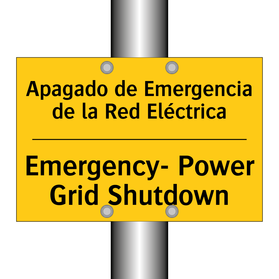 Apagado de Emergencia de la Red Eléctrica - Emergency- Power Grid Shutdown