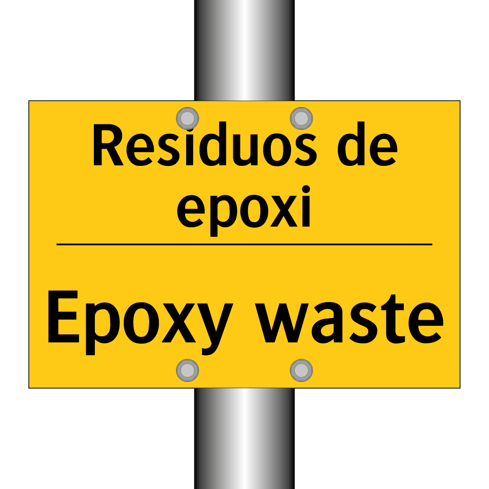 Residuos de epoxi - Epoxy waste