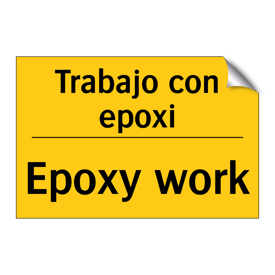 Trabajo con epoxi - Epoxy work
