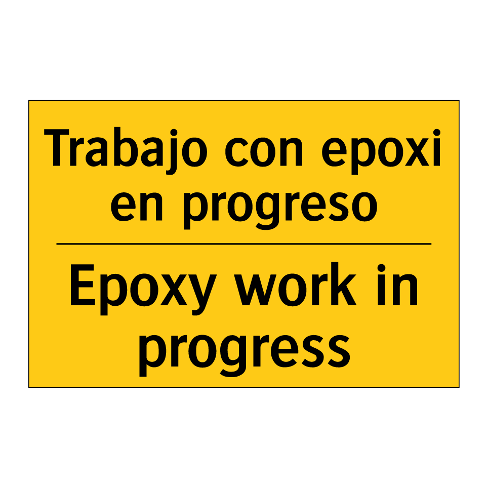 Trabajo con epoxi en progreso - Epoxy work in progress