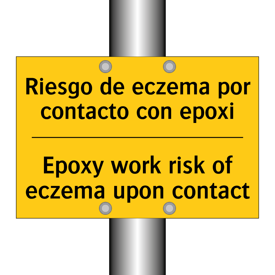 Riesgo de eczema por contacto con epoxi - Epoxy work risk of eczema upon contact