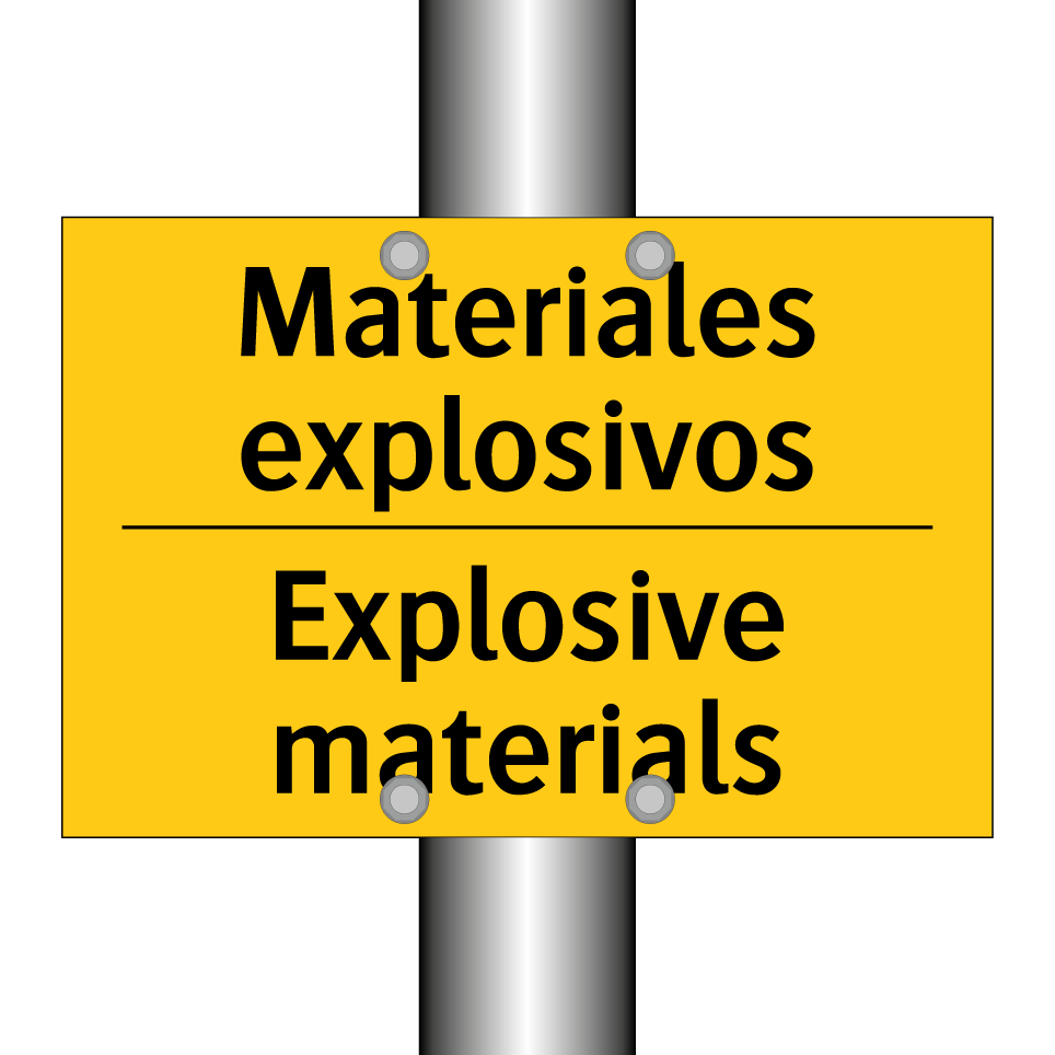 Materiales explosivos - Explosive materials