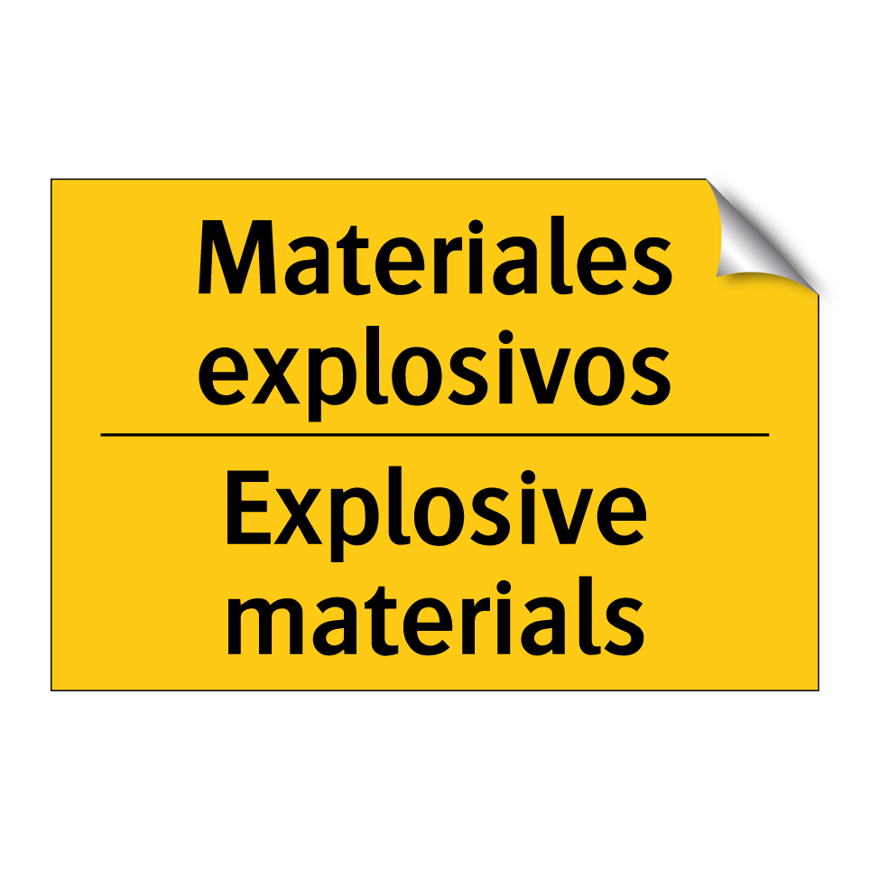 Materiales explosivos - Explosive materials