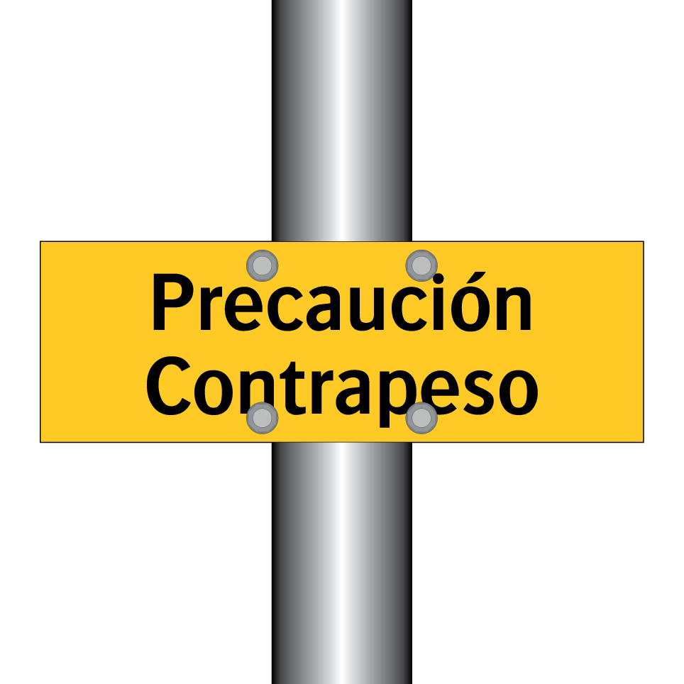 Precaución Contrapeso