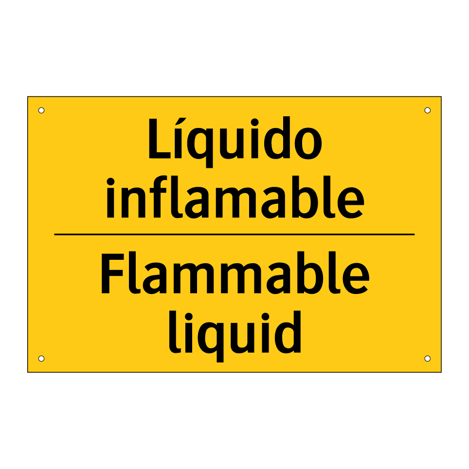 Líquido inflamable - Flammable liquid