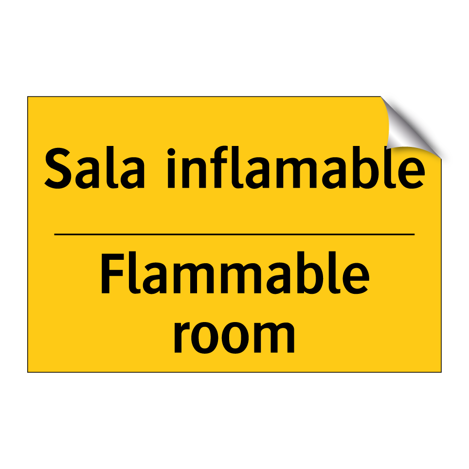 Sala inflamable - Flammable room