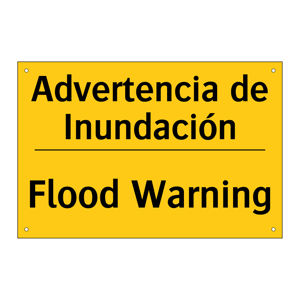 Advertencia de Inundación - Flood Warning
