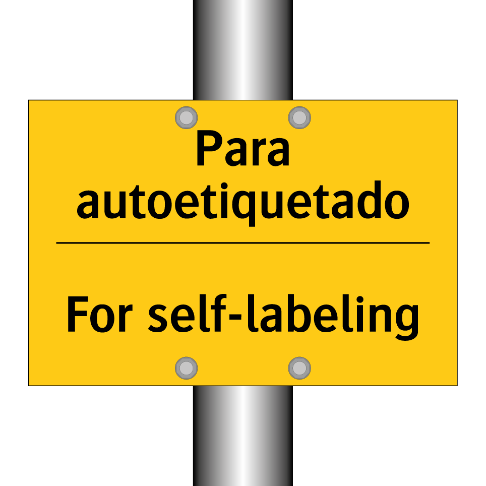 Para autoetiquetado - For self-labeling