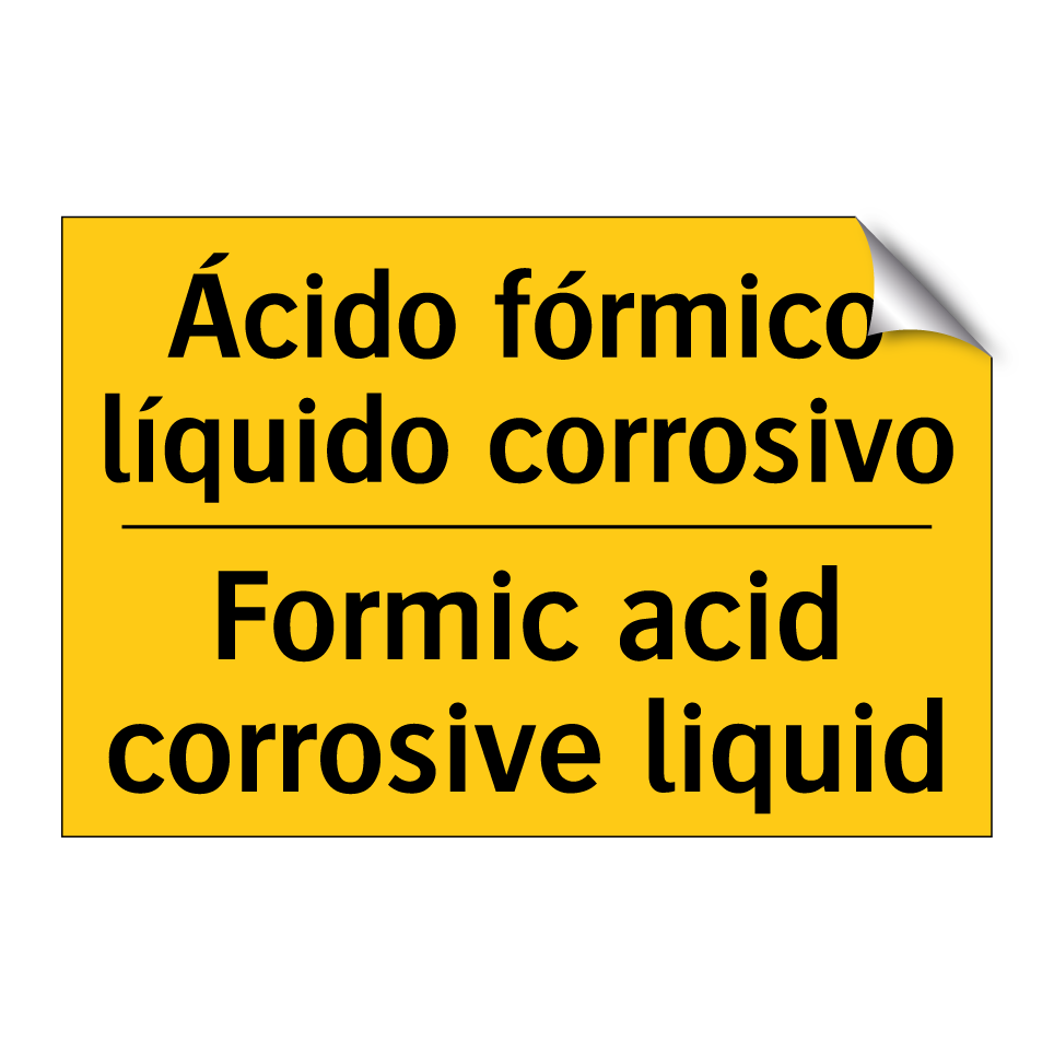 Ácido fórmico líquido corrosivo - Formic acid corrosive liquid