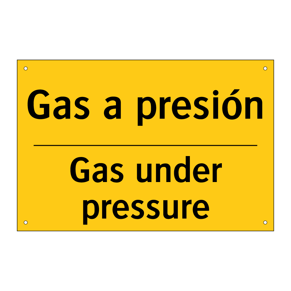 Gas a presión - Gas under pressure