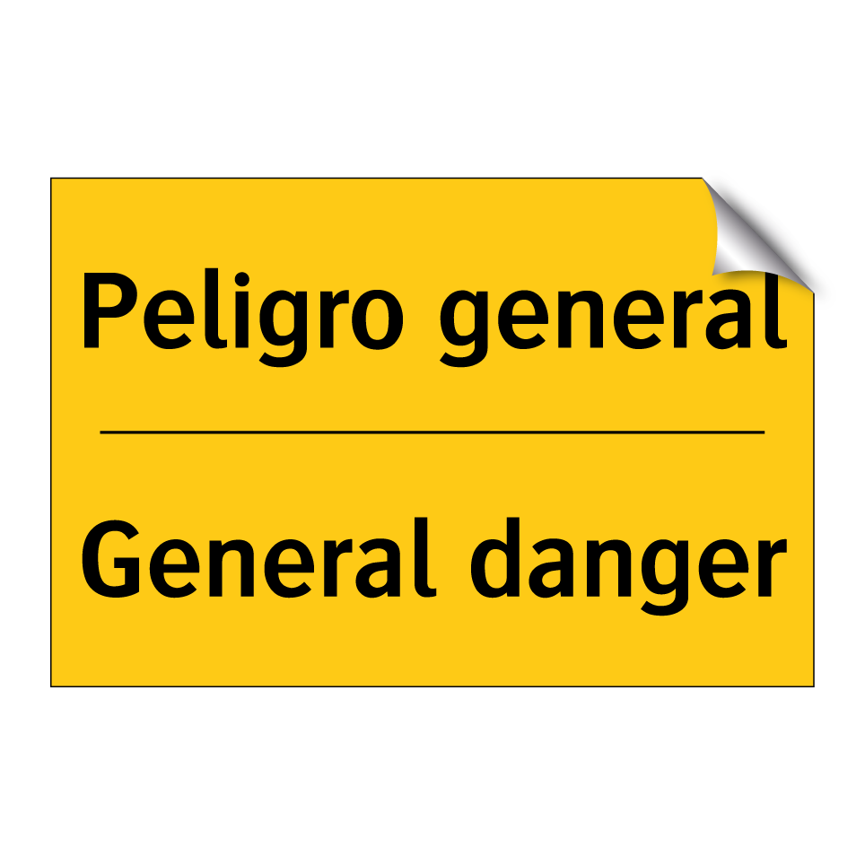 Peligro general - General danger