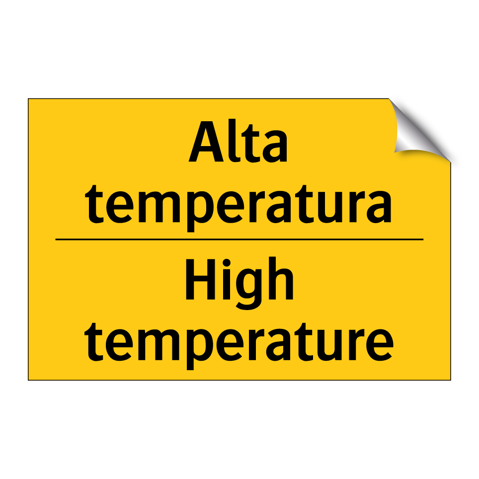 Alta temperatura - High temperature