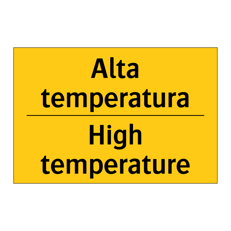 Alta temperatura - High temperature