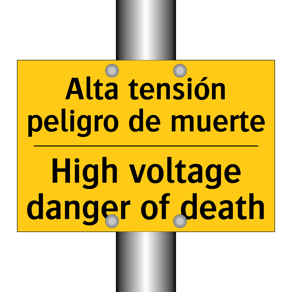 Alta tensión peligro de muerte - High voltage danger of death