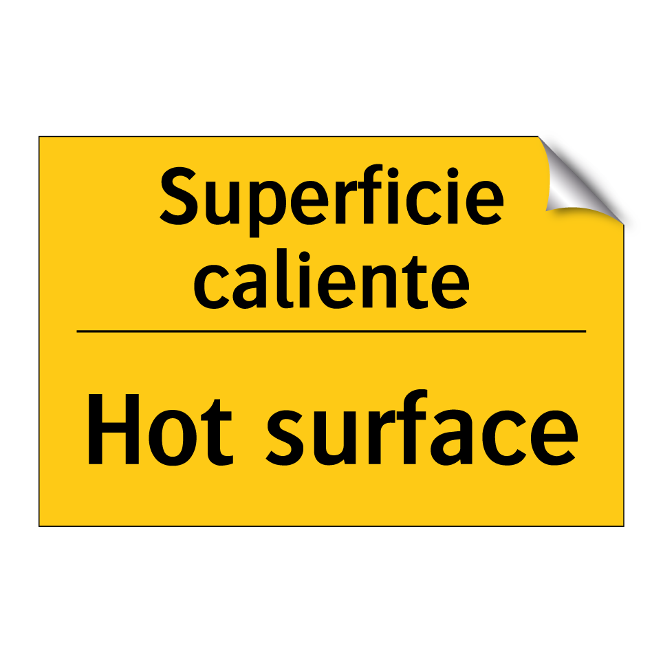 Superficie caliente - Hot surface