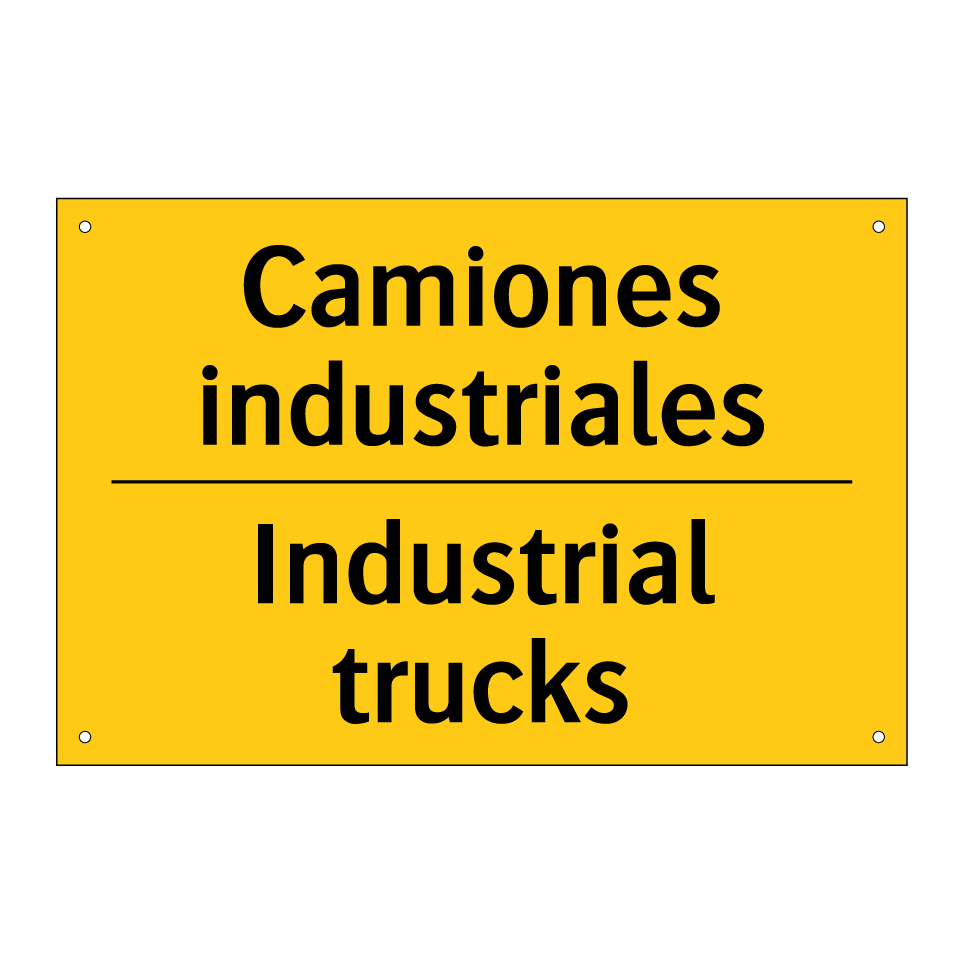 Camiones industriales - Industrial trucks