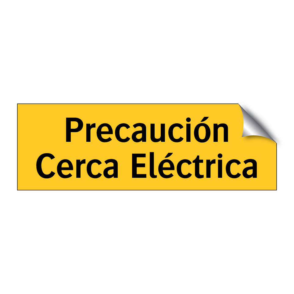 Precaución Cerca Eléctrica