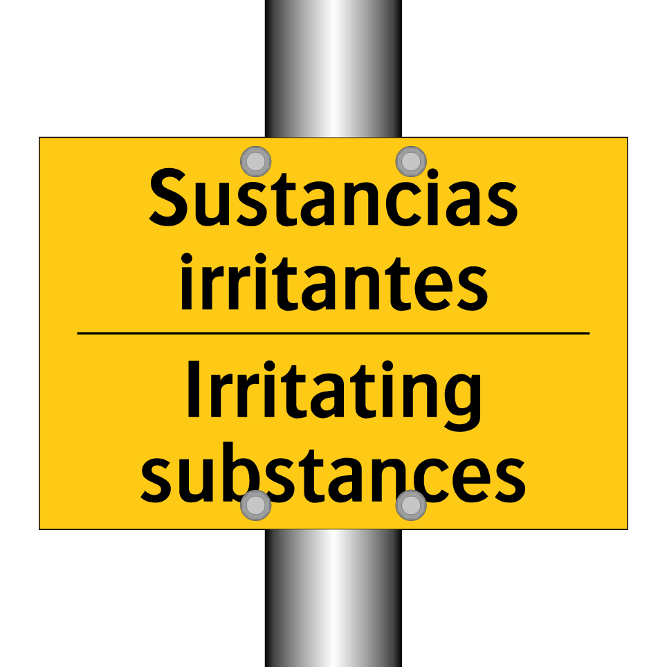 Sustancias irritantes - Irritating substances