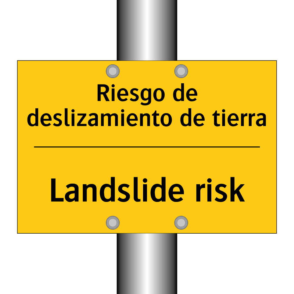 Riesgo de deslizamiento de tierra - Landslide risk