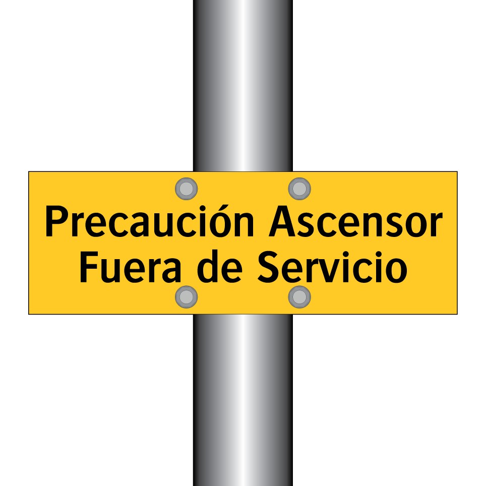 Precaución Ascensor Fuera de Servicio