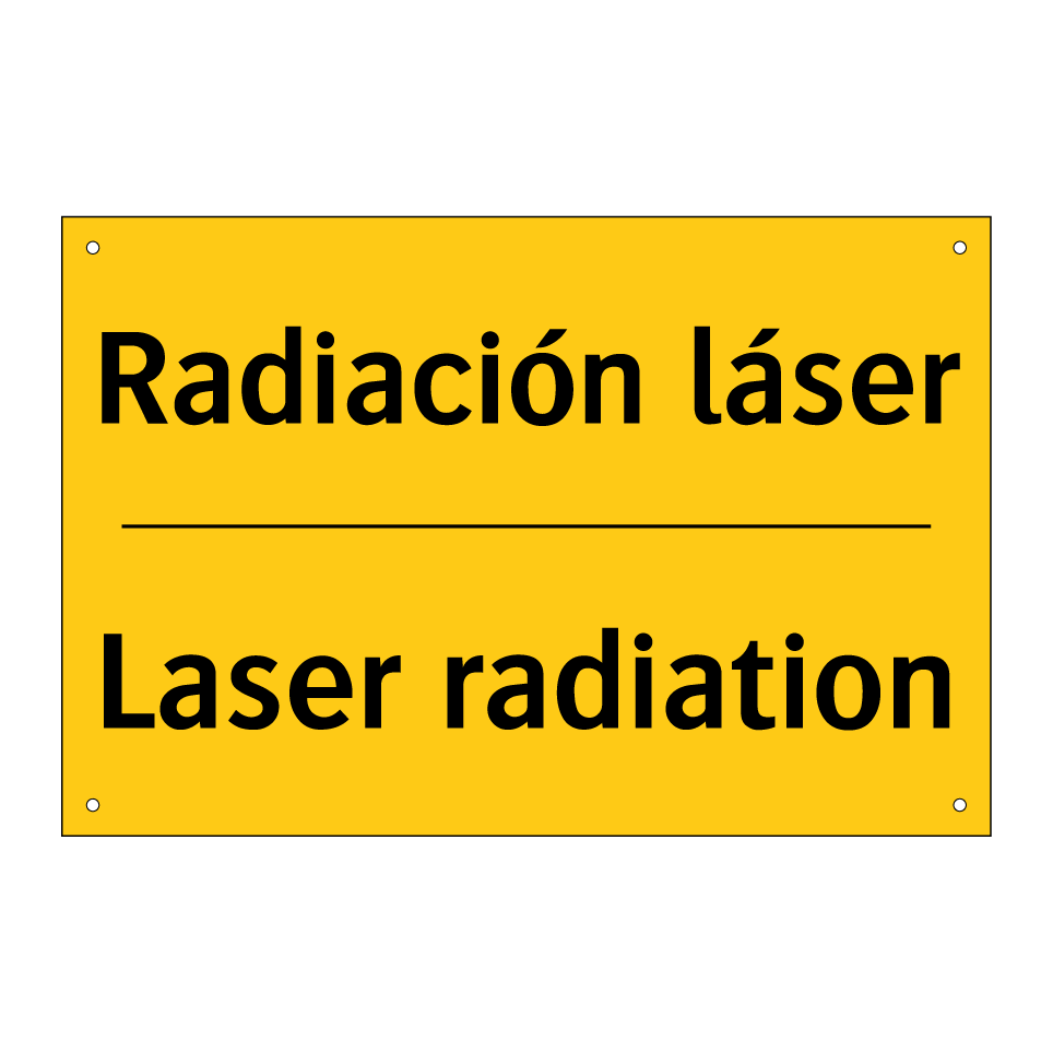 Radiación láser - Laser radiation