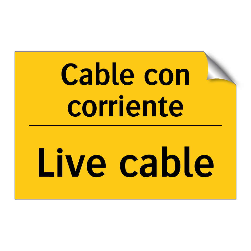 Cable con corriente - Live cable