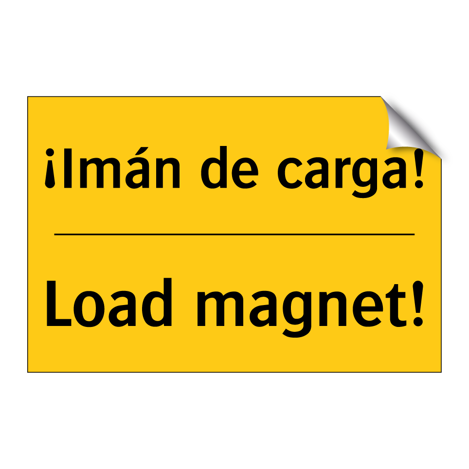 ¡Imán de carga! - Load magnet!