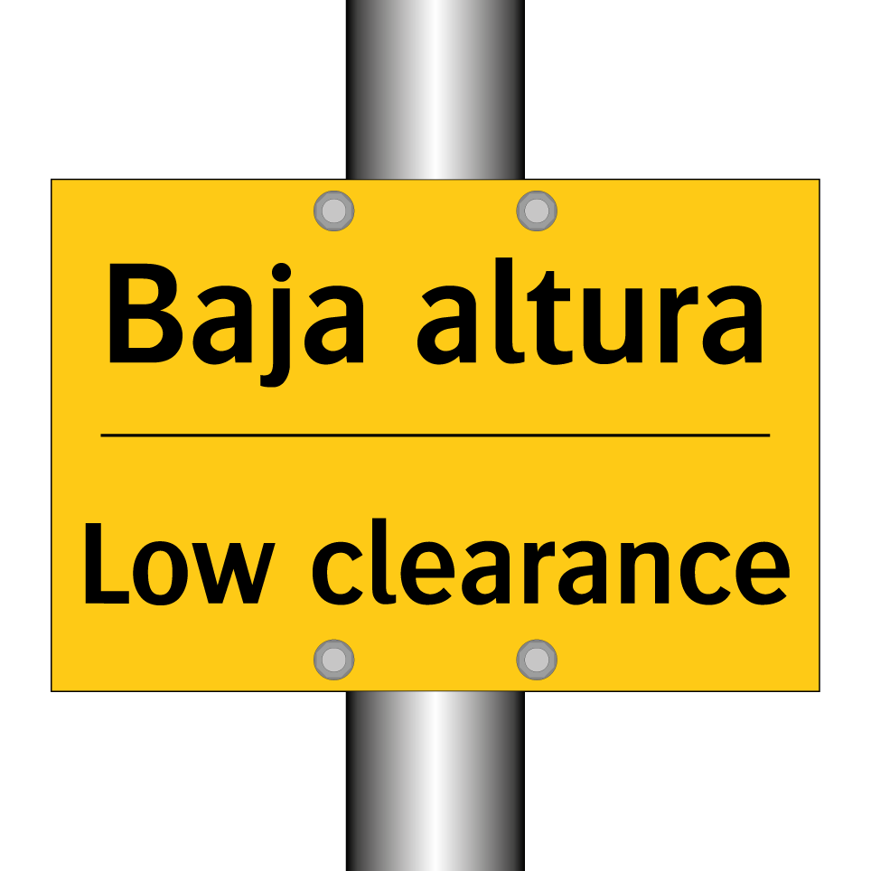 Baja altura - Low clearance