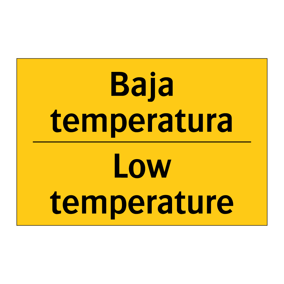 Baja temperatura - Low temperature