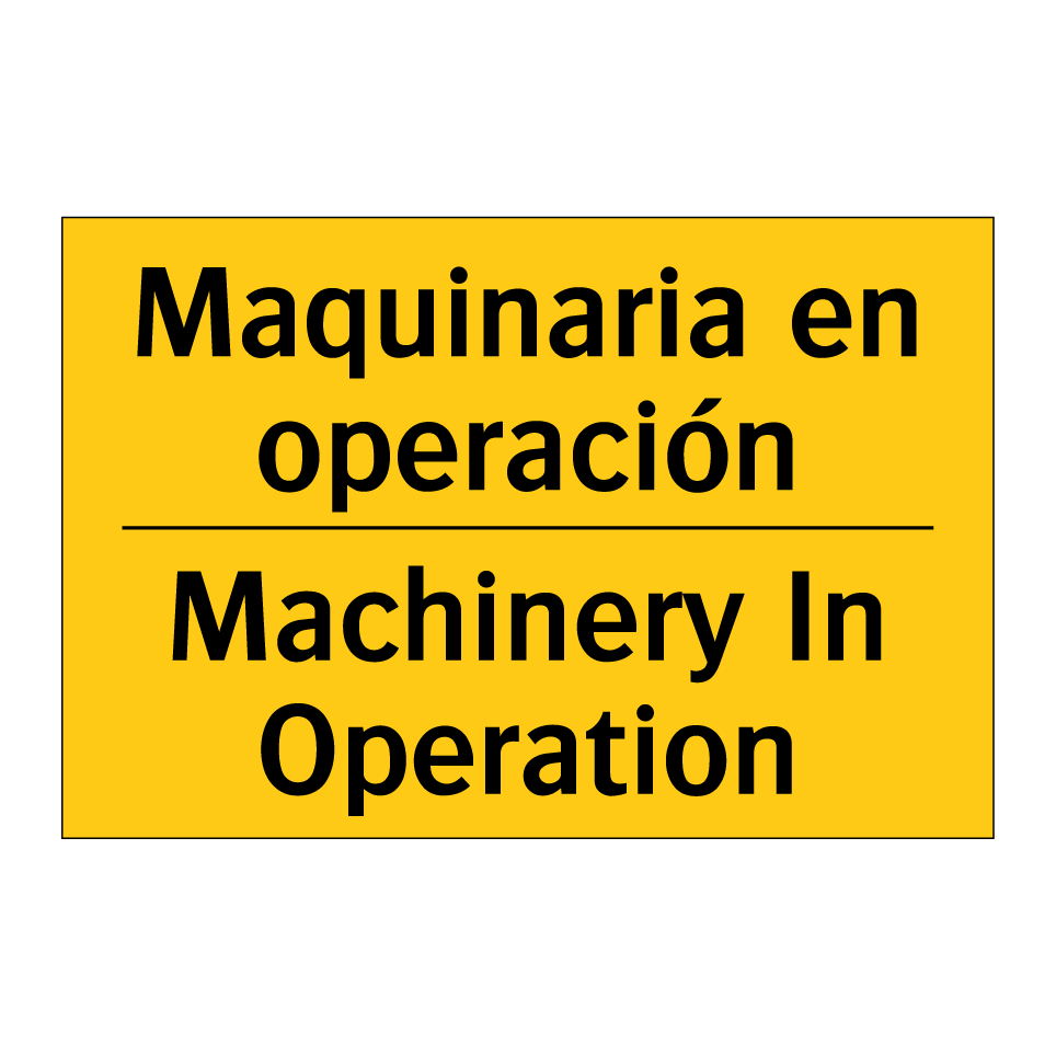 Maquinaria en operación - Machinery In Operation