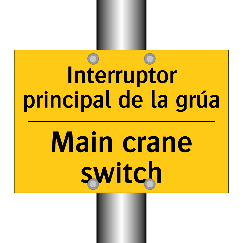 Interruptor principal de la grúa - Main crane switch
