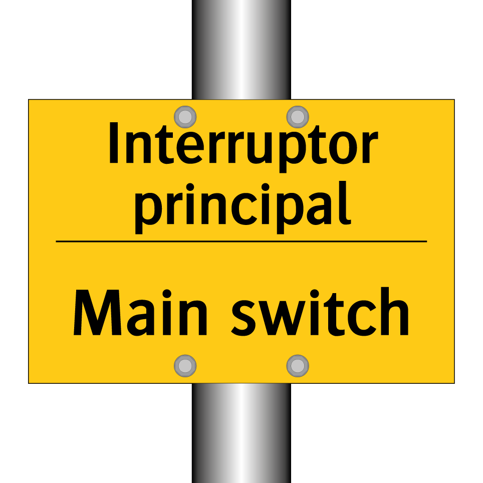 Interruptor principal - Main switch