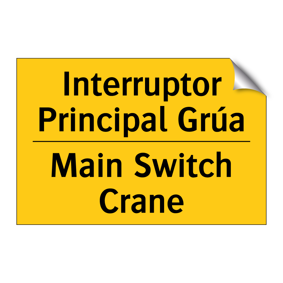 Interruptor Principal Grúa - Main Switch Crane