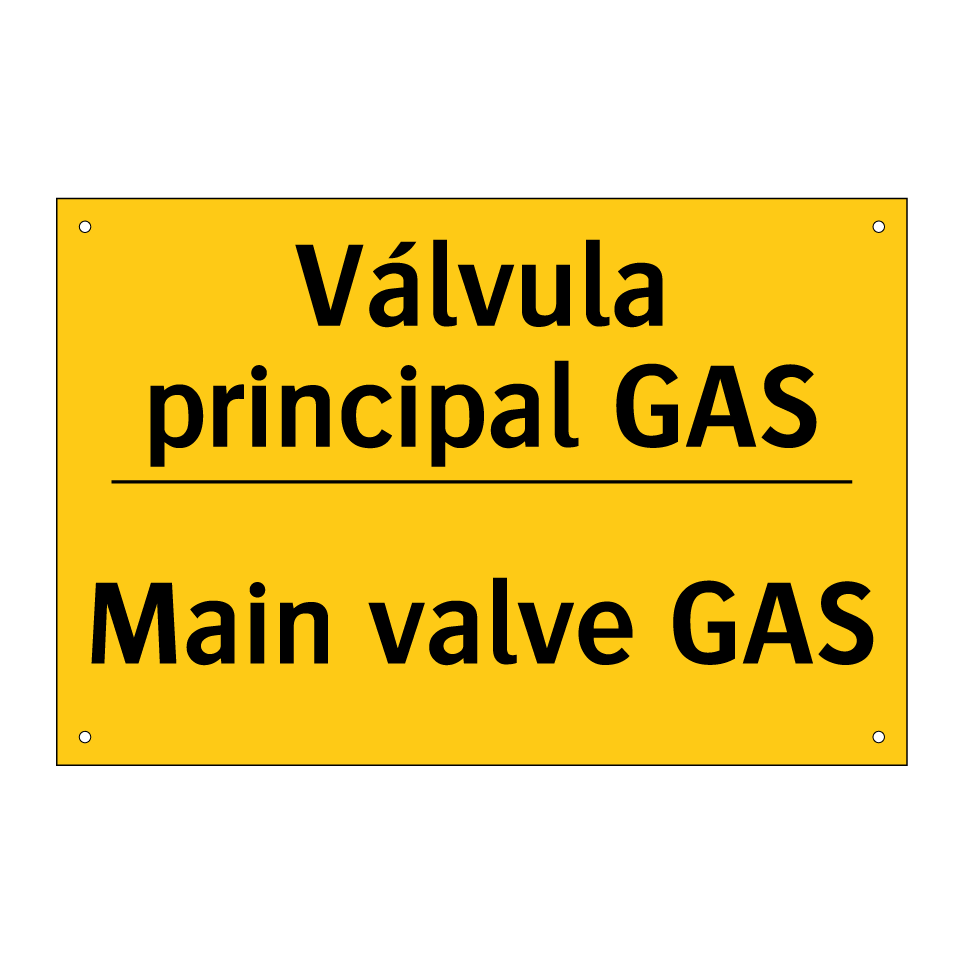 Válvula principal GAS - Main valve GAS