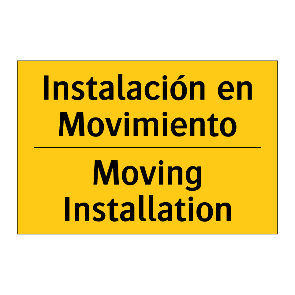 Instalación en Movimiento - Moving Installation